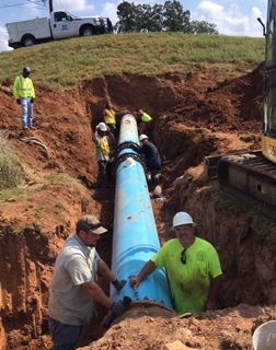 Laying Pipe