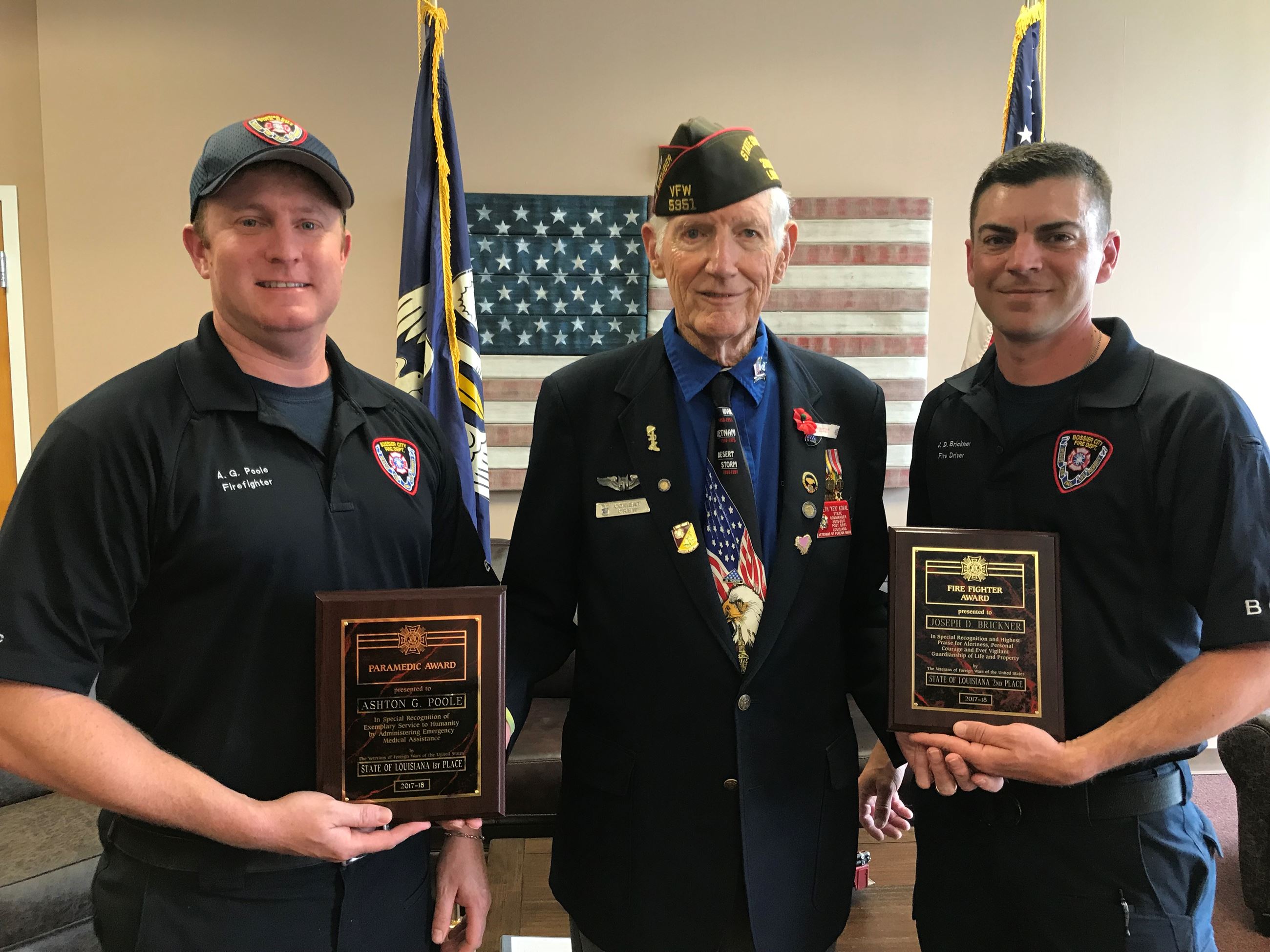 Ashton Poole, Ken Koval and Joseph Brickner 