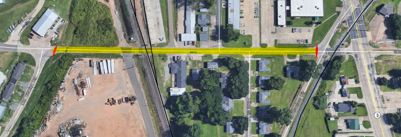 Shed Road Closure Between Hwy. 3 and Old Benton Rd. 5.1.21