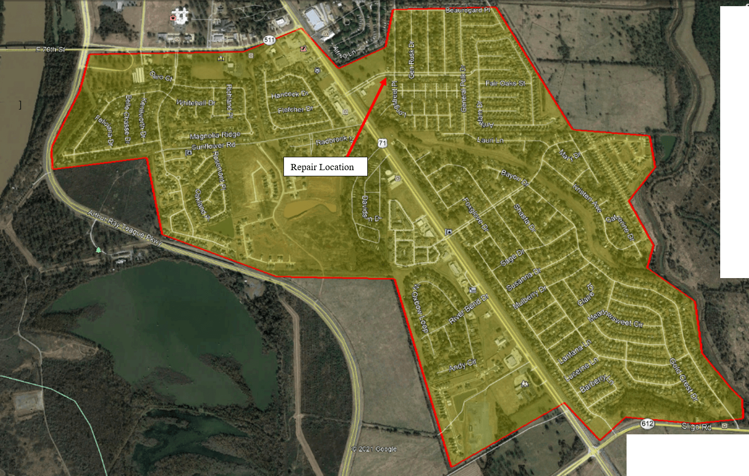 Boil Advisory Area - 5.18.21